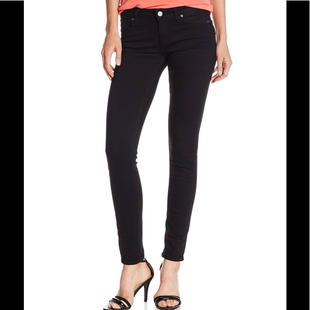 Paige Verdugo Ultra Skinny Jeans Black Denim